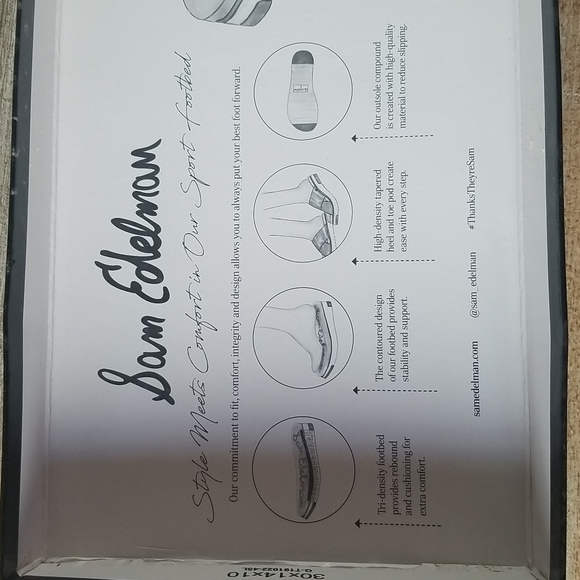 Sam Edelman Audrea Holigraphic/Iridescent Sandals Size 6.5 W - Picture 7 of 8